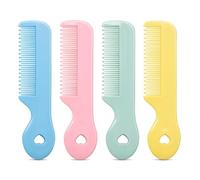 MEGAVOW Set di 4 Spazzola per Capelli per Bambini, Spazzola Districante per Capelli Bambina e Ragazzi, Spazzola per Massaggi per Capelli Bagnati e Asciutti, Bebè Regalo Carino