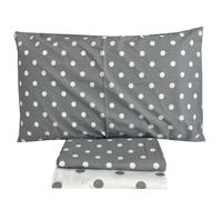 megawebstore Completo Lenzuola 100% Cotone Matrimoniale due piazze (mille righe corallo)