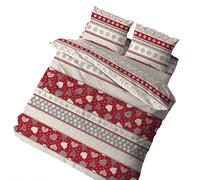 megawebstore Completo Lenzuola Matrimoniale 2 piazze 100% Cotone Corvara