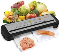 MegaWise Conservatore di Cibo Sottovuoto | 80kPa | Sacchetti e Taglierina | Macchina Automatica per Sigillare Alimenti | Modalità Secco Umido Fresco | Per Tutte le Esigenze di Conservazione