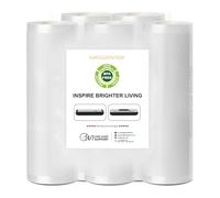 MEGAWISE Sacchetti sottovuoto (28 x 35,6 cm, 25 pezzi) per conservare la freschezza degli alimenti, senza BPA, sacchetti per conservazione sottovuoto per alimenti o cottura sous vide, sigilla un pasto