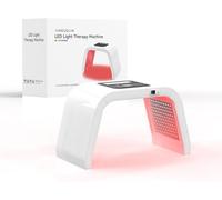 MEGELIN Dispositivo per terapia della luce a LED con 8 colori, lampada a infrarossi a forma di U, per viso, terapia della luce, maschera facciale a LED, schiena e corpo