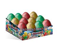 MEGGA Egg Uovo incubato, Colore Mini Dragons, 66409