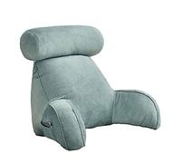 MEGHI Comfort Cuscino da Lettura per Divano Letto,Cuscino Lombare,Cuscino a Cuneo con Poggiatesta Staccabile e Bracci di Supporto,per Leggere/Rilassarsi/Guardare La TV