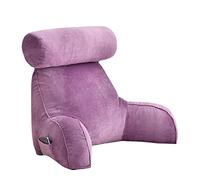 MEGHI Cuscino da Lettura con braccioli,Cuscino Lombare,Cuscino per Divano Letto Cuscino,Cuscino per la Schiena con Rullo per Il Collo,Ideale per Letto,Giochi,Lettura,Relax o Guardare la TV