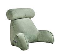 MEGHI Cuscino da Lettura con braccioli,Cuscino Lombare,Cuscino per Divano Letto Cuscino,Cuscino per la Schiena con Rullo per Il Collo,Ideale per Letto,Giochi,Lettura,Relax o Guardare la TV