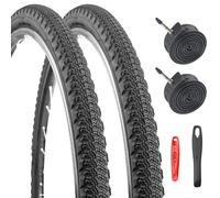 MEGHNA 700 x 42 C Copertone per bicicletta con tubi ETRTO 42-622, pneumatici di ricambio compatibili 700 x 42 C/700 x 40 C/28 pollici/29 pollici (confezione da 2)