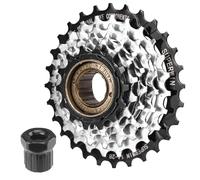 MEGHNA Bicicletta elettrica a ruota libera 6/7/8 marce, 11-28 Teeth/11-32 Teeth Screw On Multiple Freewheel, adatta per biciclette elettriche con trazione posteriore (6 velocità-11-28T)