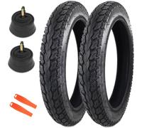 MEGHNA Confezione da 2 pneumatici da 14 x 2,125, 14 pollici, guaina 57 - 254 + 2 tubi 14 x 1,75/2,125 AV32 mm, valvola + 2 leve per pneumatici per bici elettrica Tire/Kids Bike Tire