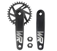 MEGHNA Set di manovella per bicicletta, 170 mm, 42T, universale, per single speed e 6/7/8/9/10/11 Speed Bike, MTB BMX