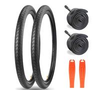 MEGHNA Set di pneumatici per bicicletta da 29 pollici, in nylon, antiforatura, 29 x 1,75 cm, guaina+2 tubi da 29 x 1,75/2,125 pollici + 2 leve per pneumatici (2 pneumatici per biciclette+2 tubi per