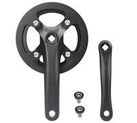 MEGHNA Singel Speed - Guarnitura 38T/46T/48T Bicycle Crankset da 170 mm, in alluminio, per bicicletta da donna