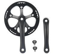 MEGHNA Singel Speed - Guarnitura 38T/46T/48T Bicycle Crankset da 170 mm, in alluminio, per bicicletta da donna