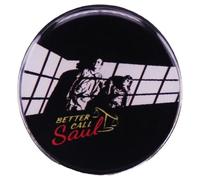 Meglio chiamare Saul smalto Pin distintivo spille gioielli zaino accessorio, Klein, Metallo non prezioso