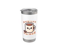 Meglio latte che mai Cute Coffee Pun Bicchiere termico in acciaio inox doppia parete