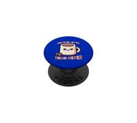 Meglio latte che mai Cute Coffee Pun PopSockets PopGrip Adesivo