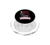 Meglio Per Voi È Evitarmi Umorismo Provocazione PopSockets PopGrip per MagSafe