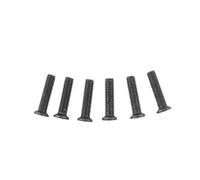 MeGLob 6 Pz Vite di Fissaggio M5/M6 22mm Filettatura Sinistra for 1/2 '' 3/8''Drill Chuck Shank Adattatore In Metallo Vite di Fissaggio strumenti a testa (Color : M5 22mm)