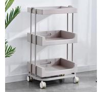 MegLob Carrello Mobile Per Salone Di Bellezza, Carrello Portautensili Per Salone Di Bellezza, Carrello Professionale Per Salone Con Blocco, Carrello Per Estetista A 3 Ripiani,Bianca