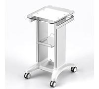 MegLob Carrello Per Il Viso in Acrilico, Supporto Per Estetista Con Ruote, Carrello Salvaspazio Per Postazione Di Lavoro Per Salone Di Bellezza, Carrello Per Il Servizio Di Attrezzature Per SPA