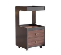 MegLob Carrello Per Salone Di Bellezza, Carrello Multiuso Per Salone, Supporto Portautensili Per Estetista Con Ruote, Carrello Multiuso Per Estetica, Postazione Di Lavoro Mobile Per Salone,Black b