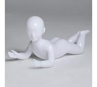 MegLob Espositore per Manichino A Torso di Bambino, Manichino Professionale A Figura Intera Seduto, Manichino A Torso di Bambino per Esporre Abiti, per Cucito,Crawling Baby Pose