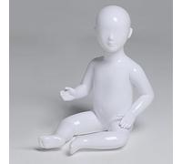 MegLob Espositore per Manichino A Torso di Bambino, Manichino Professionale A Figura Intera Seduto, Manichino A Torso di Bambino per Esporre Abiti, per Cucito,Sitting Baby Pose