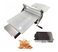 MegLob Macchina Per Sfogliare La Pasta Commerciale, Sfogliatrice Reversibile A Rulli Per Pasta Sfoglia, Macchina Per Pasta Manuale in Acciaio Inossidabile,400 model