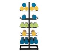 MegLob Porta del Tappetino da Yoga Indipendente, Organizzatore di Stoccaggio del Tappetino da Yoga Pesante, Scaffale di Stoccaggio per Il Tappetino da Yoga, Accessori per Il Fitness,Black 50cm