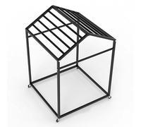 MegLob Porta del Tappetino da Yoga Mobile, Rack di Stoccaggio di Tappetini da Yoga, Carrello Organizzatore di Tappetino da Yoga A Grande capacità per Studio di Yoga,Black for 11 Mats