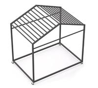 MegLob Porta del Tappetino da Yoga Mobile, Rack di Stoccaggio di Tappetini da Yoga, Carrello Organizzatore di Tappetino da Yoga A Grande capacità per Studio di Yoga,Black for 19 Mats