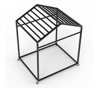 MegLob Porta del Tappetino da Yoga Mobile, Rack di Stoccaggio di Tappetini da Yoga, Carrello Organizzatore di Tappetino da Yoga A Grande capacità per Studio di Yoga,Black for 13 Mats