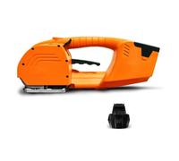 MegLob Reggiatrice Elettrica, Kit Tenditore Industriale Automatico Con Display Digitale, Pressa Per Balle Portatile Per Imballaggi in Pallet E Scatole Da Magazzino,1 battery