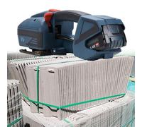 MegLob Solida Reggiatrice Elettrica, Reggiatrice Automatica Per Utensili Da Imballaggio, Reggiatrice Industriale Per Pacchetto Portatile Commerciale,2 batteries