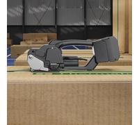 MegLob Solida Reggiatrice Elettrica, Reggiatrice Portatile 4800N Per Magazzino, Kit Di Strumenti Per Tensionamento Pallet Professionale, Resistenza Elevata Alla Trazione Di 410-4800N,1 battery