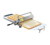 MegLob Spessore Regolabile Della Macchina Per Pasta Compatta, Pressa Per Sfogliatrice Commerciale, Macchina Per Rulli Per Pasta Sfoglia Reversibile Per Laminazione Di Croissant,B