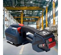 MegLob Tendireggia Elettrica Solida, Reggiatrice Automatica, Reggiatrice Industriale Alimentata A Batteria, Tenditore Per Reggia Da Magazzino, Per Reggia Industriale in PP PET,2 batteries