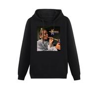 MEgLobHQ Ethan Peters Hannah Montana Men Sweatshirts Graphic Mens Cotton Casual Black Hoodies M