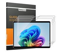 MEGOO [3 Pezzi Protettiva Pellicola vetro temperato per Microsoft Surface Pro 11, Surface Pro 9/Pro 10,Pro 8/Pro X (13 Zoll),9H Durezza/HD vetro pulito