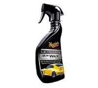 MEGUIAR'S Cera Auto Spray Professionale Effetto Bagnato e Lucido, Cera Carnauba AntiGraffio per Auto Metallizzate, Bianche, Nere, Cera Liquida per Lucidatura Auto Professionale, 450 ml