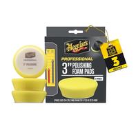 Meguiar's Cuscinetti in schiuma lucidanti da 7,6 cm, M3PFP3, cuscinetti professionali in schiuma per lucidatura, da utilizzare con lucidanti Meguiar's per rimuovere difetti leggeri, graffi e vortici o