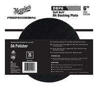 Meguiars DBP6 Soft Buff Backing Plate 6'' - 152 mm, Platorello per Lucidatrice rotorbitale