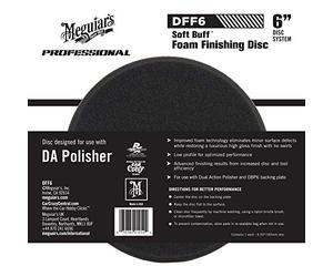 Meguiar's DFF5 6" da Foam Finishing Disc, Tampone per rotorbitali per Finitura, 152 mm