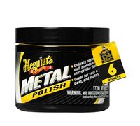 Meguiar's G211606 - Lucidante per metalli, sicuro per tutti i metalli non rivestiti, rimuove macchie e vortici per una pulizia facile e veloce, ripristina la lucentezza, si abbina bene con il nostro