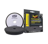Meguiar's Professional Tampone da Finitura in Schiuma 127 mm Neri - 2 Pezzi | Per Rotative, Doppia Azione o Trapano, Applica Polish e Cere per Gloss, Protezione, Lavabile e Riutilizzabile - M5FFP2EU