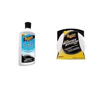 MEGUIAR'SMeguair'S Polish Composto G8408Eu Perfect Clarity, in Vetro 236 ml & X3080Eu Dischi in Microfibra Tondi, Bianco, Diametro 10Cm Ca