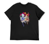 Megumin T Shirt Konosuba T-Shirt Funny Cotton Tee Shirt Print Short Sleeve Men Casual Tshirt Hip Hop Size S