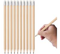 MEGYAD Set di 100 matite HB per bambini: matite da 19 cm, con gomma, per scrittura e disegno, in legno, unisex, ergonomiche