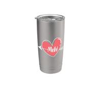 Meh freccia d'amore Bicchiere termico in acciaio inox doppia parete