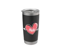 Meh freccia d'amore Bicchiere termico in acciaio inox doppia parete